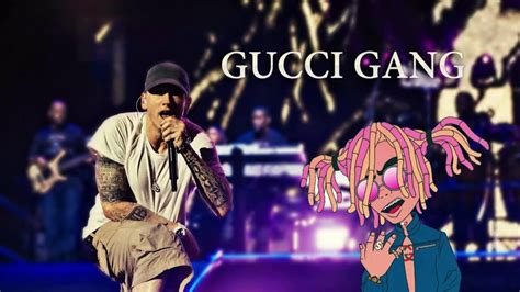 eminem sulla base gucci gang|Eminem Blasts Lil Pump After Trump’s Election .